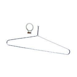 hotel supplies chrome stem loop clothes hanger