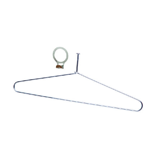 Aslotel Chrome Hotel Hanger With Skirt Hooks, 3.4mm - Aslotel