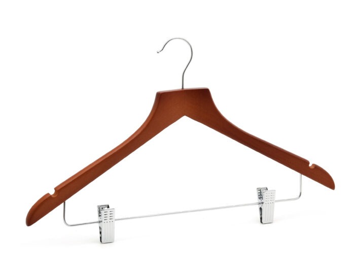 Aslotel Hook Skirt Coat Hanger Mahogany Wood