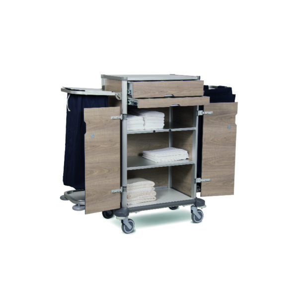 hotel supplies ascolia housekeeping cart