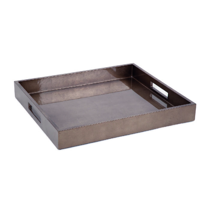 Aslotel Deluxe Hospitality Tray Metallic Bronze Hotel Bedroom Aslotel