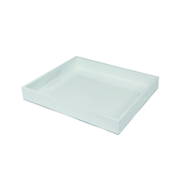 hotel supplies deluxe hospitality tray high gloss white