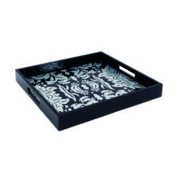 hotel supplies deluxe hospitality tray high gloss black