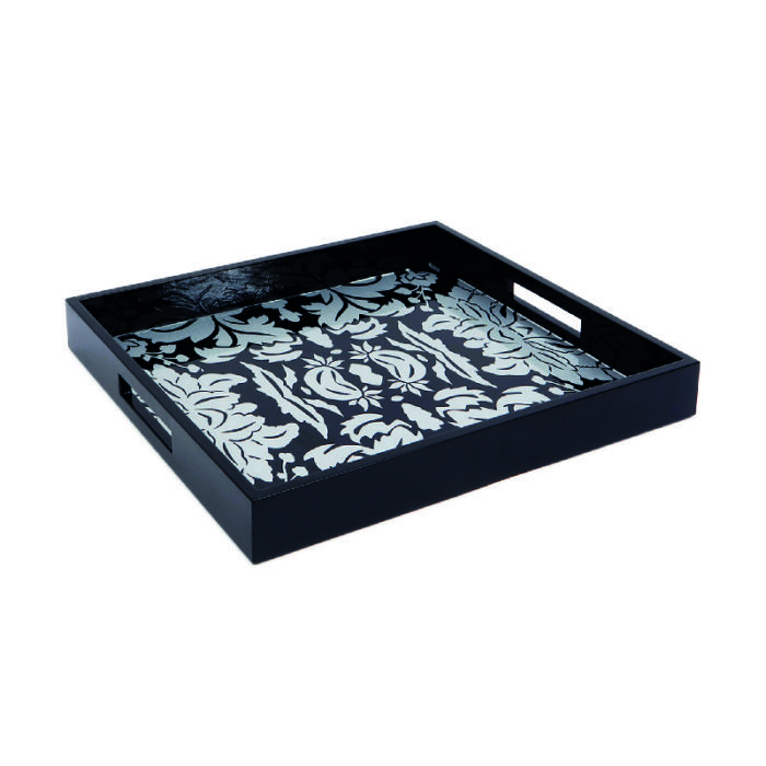hotel supplies deluxe hospitality tray high gloss black