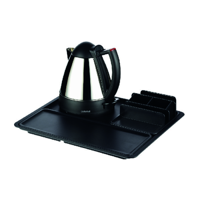 hotel supplies kettle premier hospitality tray set black