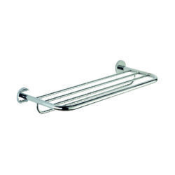 hotel supplies towel rack in chrome
