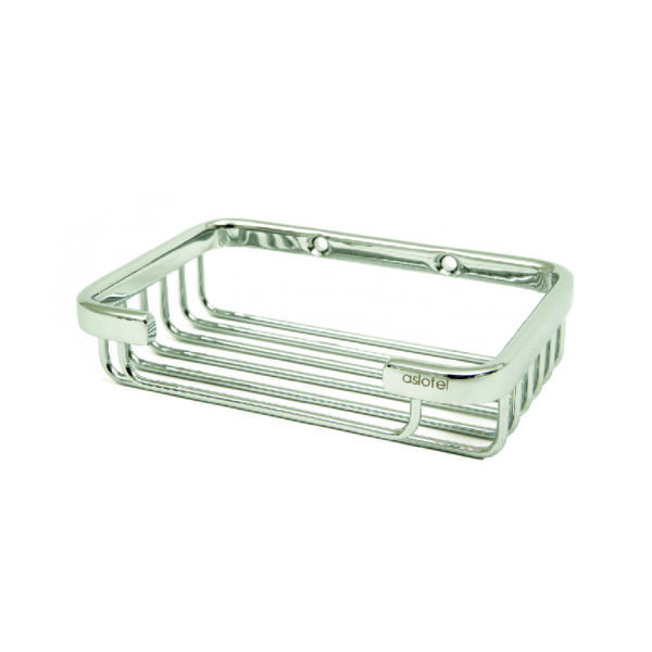 hotel supplies soap basket in chrome