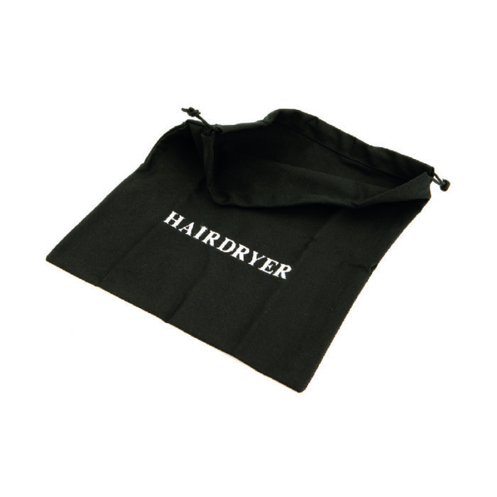 hotel supplies hairdryer bag black