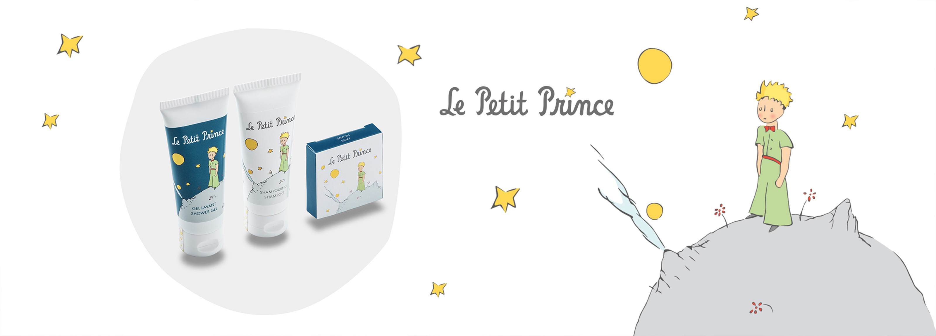 le petit prince illustration and bathroom products