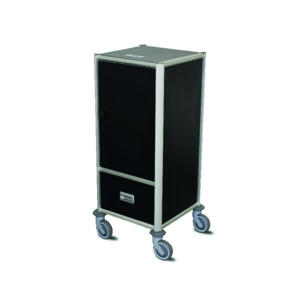 hotel supplies ascolia linen trolley with doors