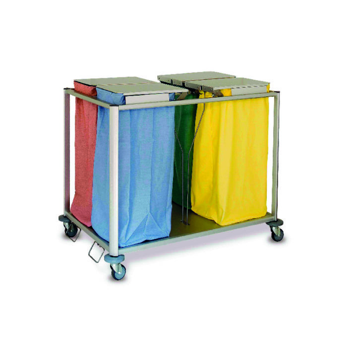 hotel supplies ascolia linen trolley coloured bags