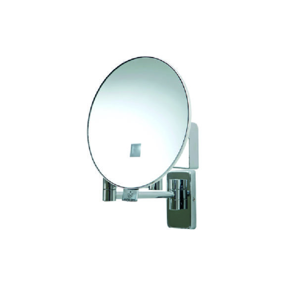 hotel supplies eclips round mirror with light