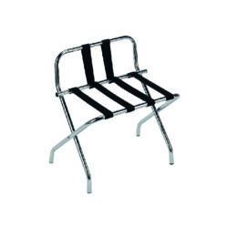hotel supplies luggage stand black and chrome