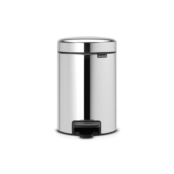 hotel supplies Brabanita pedal bin brilliant steel