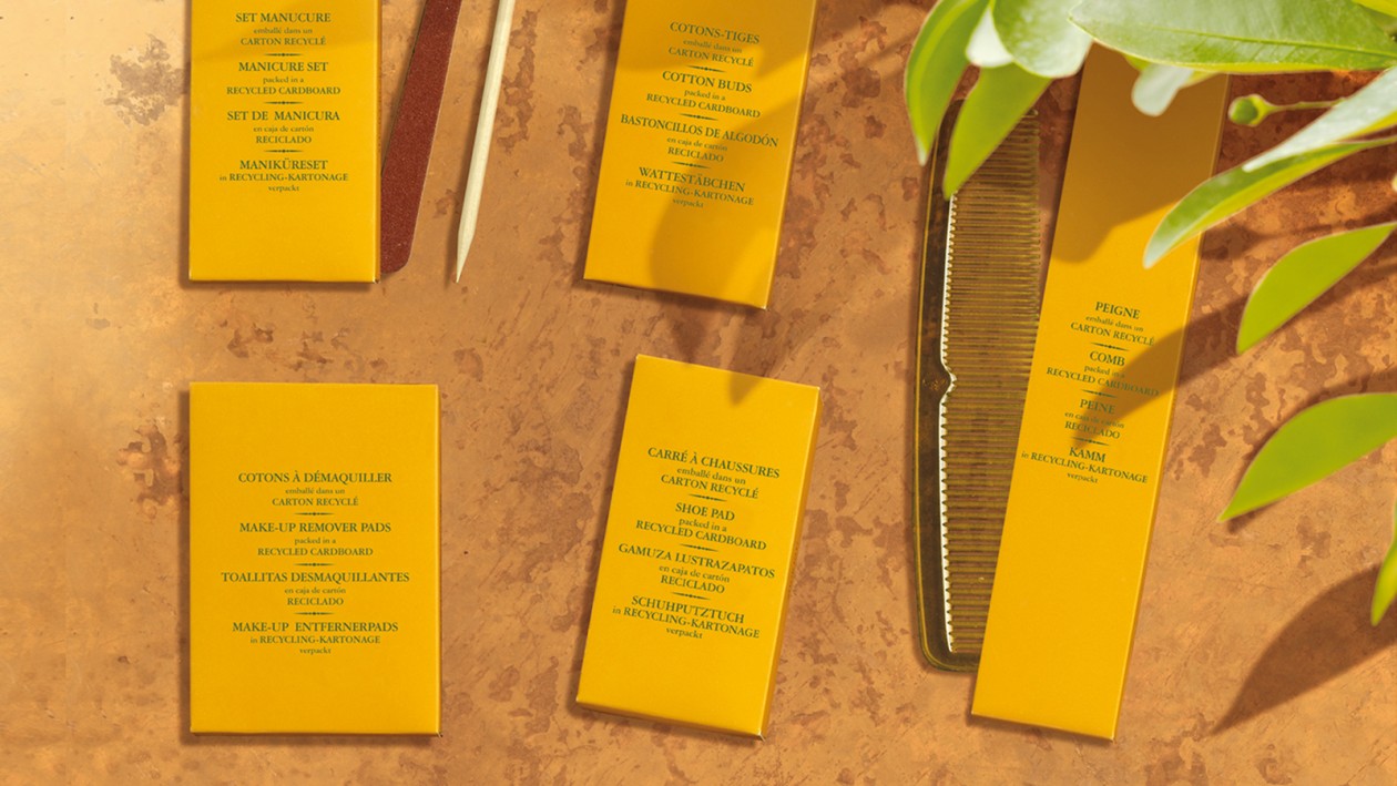 damana-sun-line néroli hair comb nail file and hotel products
