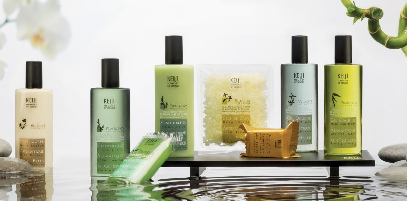keiji products hair and body gel bath salts