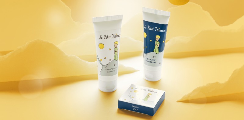 le petit prince two tubes of products and one box of soap