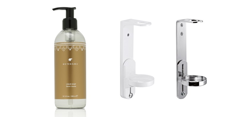 sundari liquid soap and soap holder