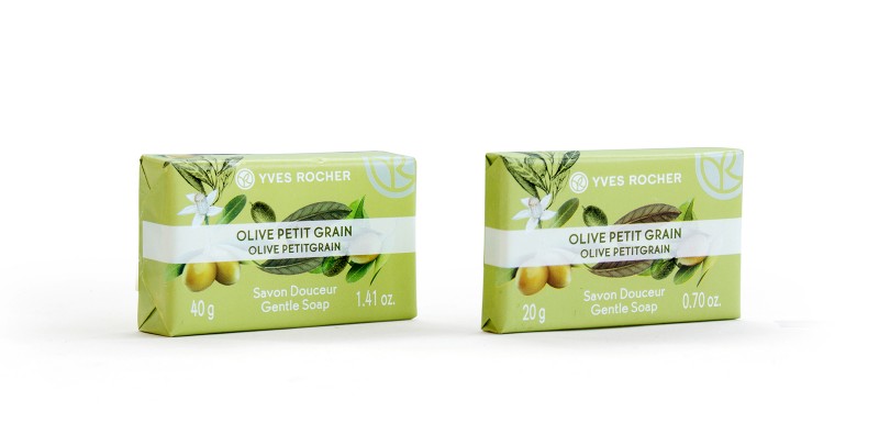 yves rocher gentle soap products in packaging