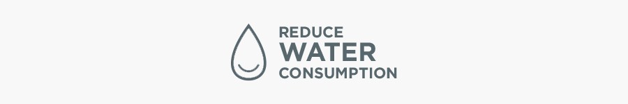 Reduce water consumption logo