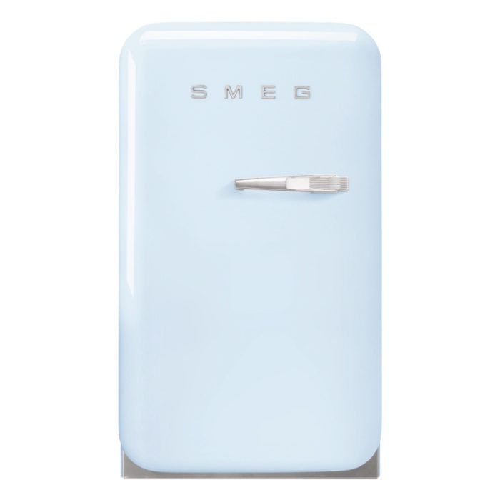 Smeg hotel minibar retro pastel blue