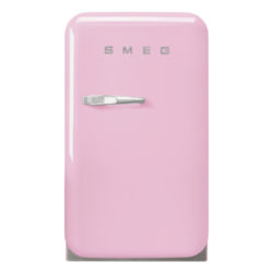 Smeg hotel minibar retro pastel pink