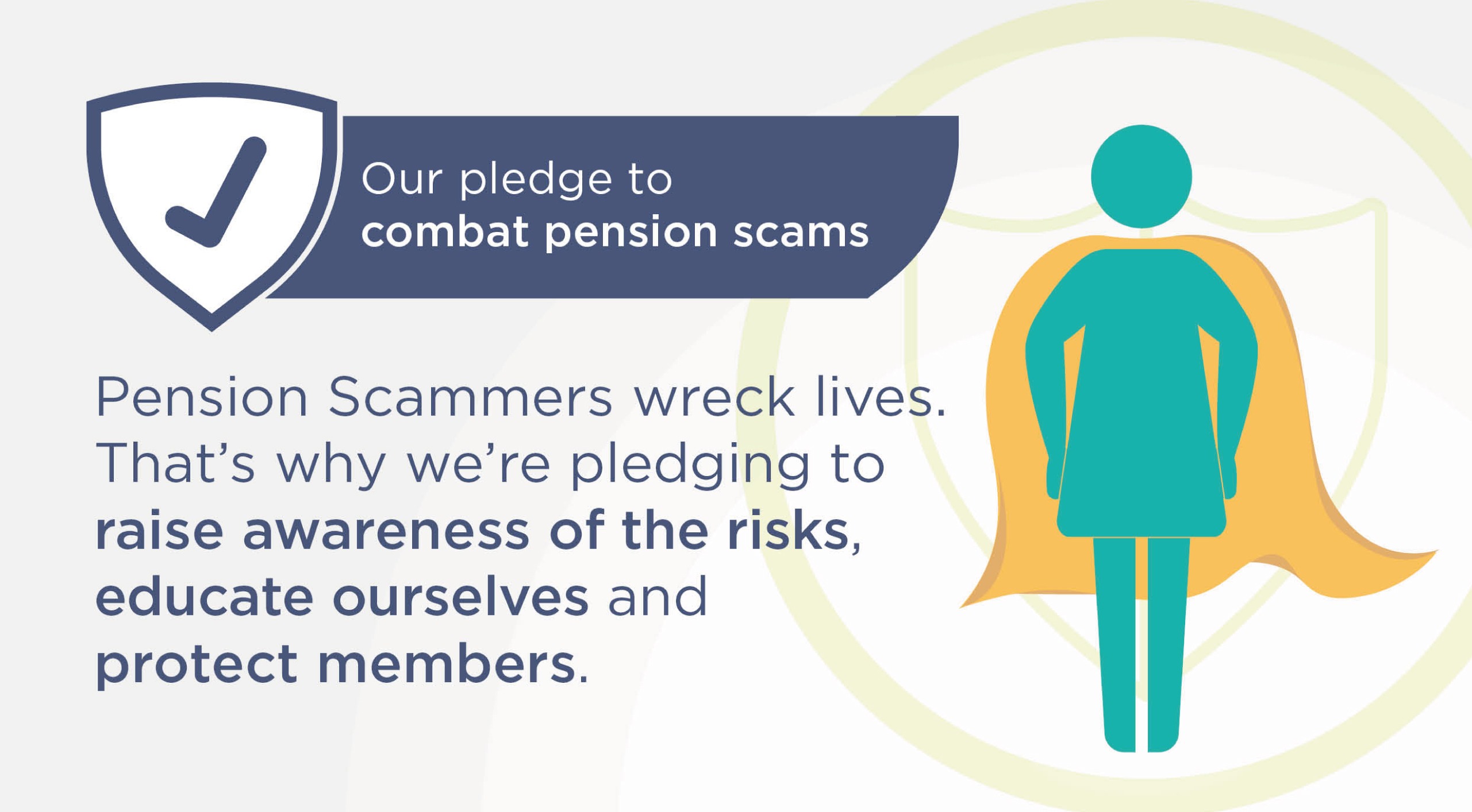 our pledge to combat pension scams