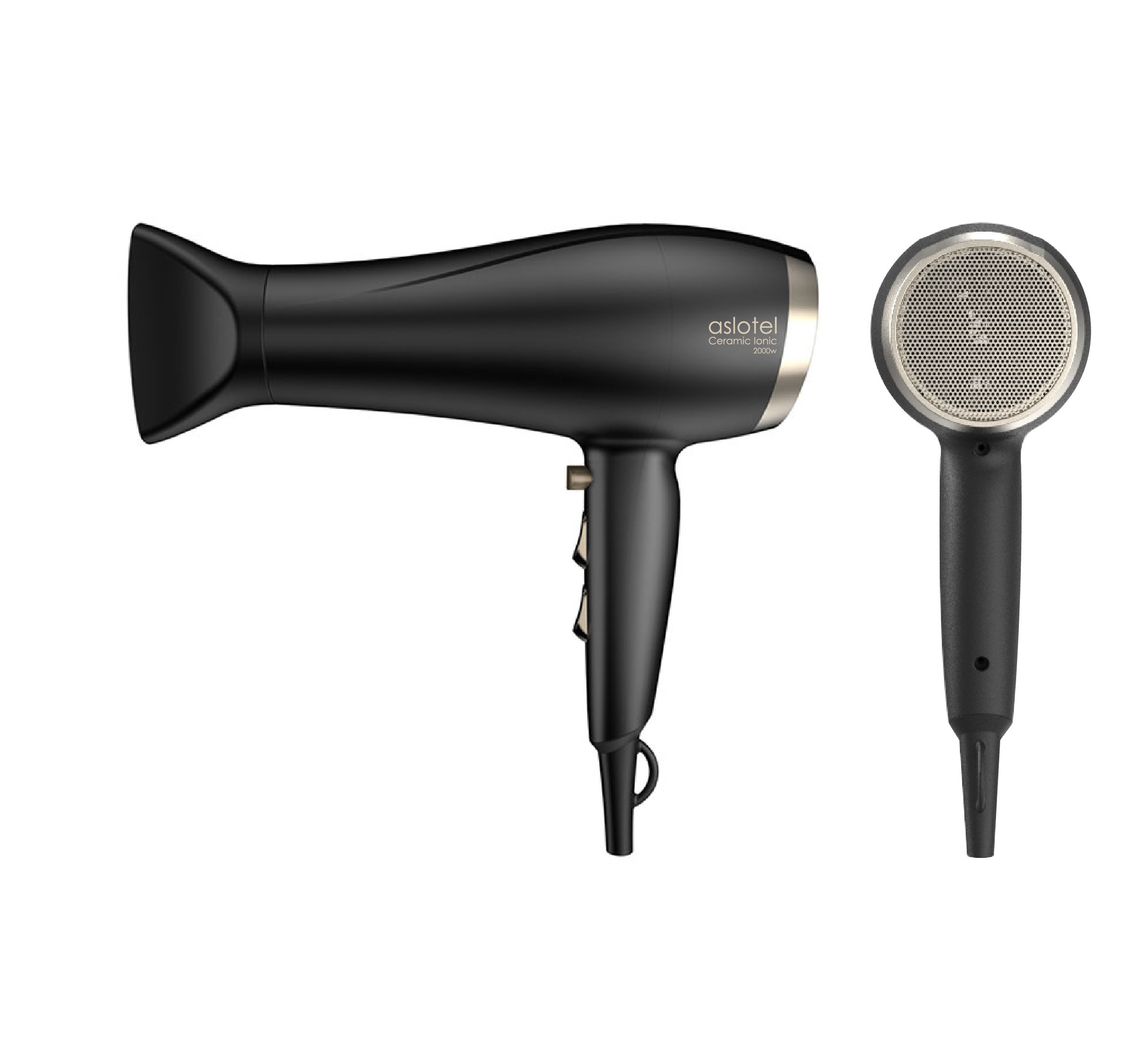 Aslotel Ceramic Ionic 2000w Hairdryer Hotel Supplies