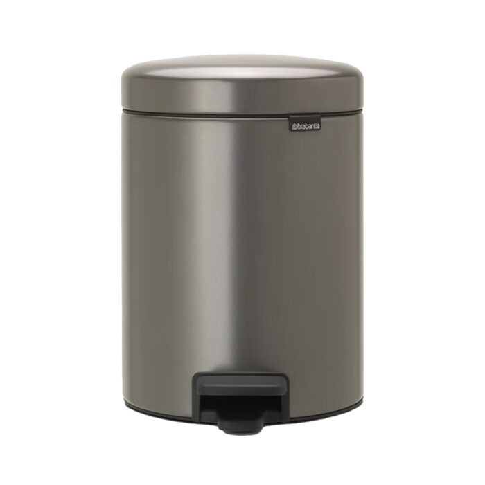 Brabantia 5L Newicon Pedal Bin Platinum