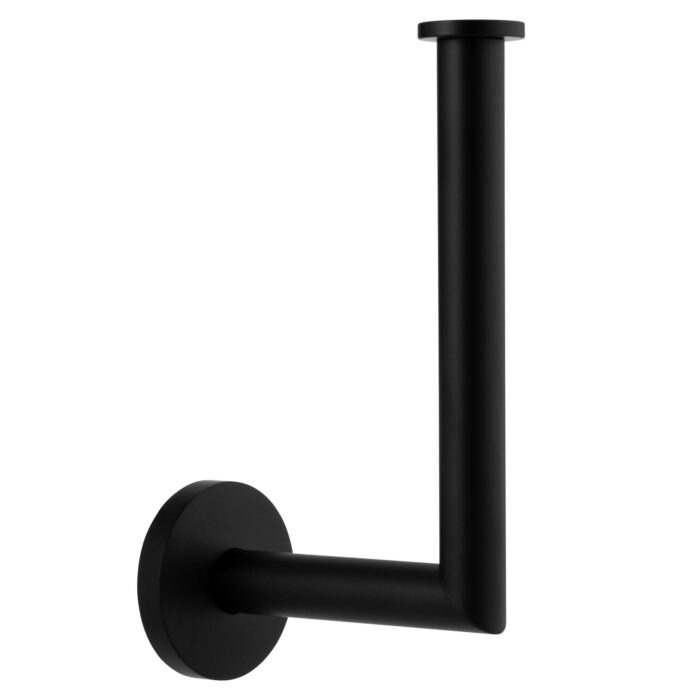 Aslotel Hotel Spare Toilet Roll Holder Black