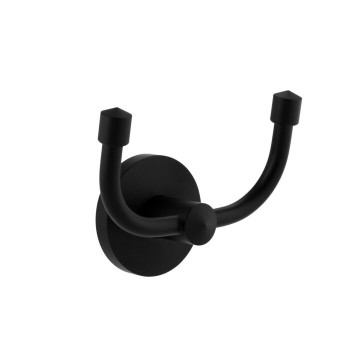 Aslotel Hotel Double Robe Hook Black