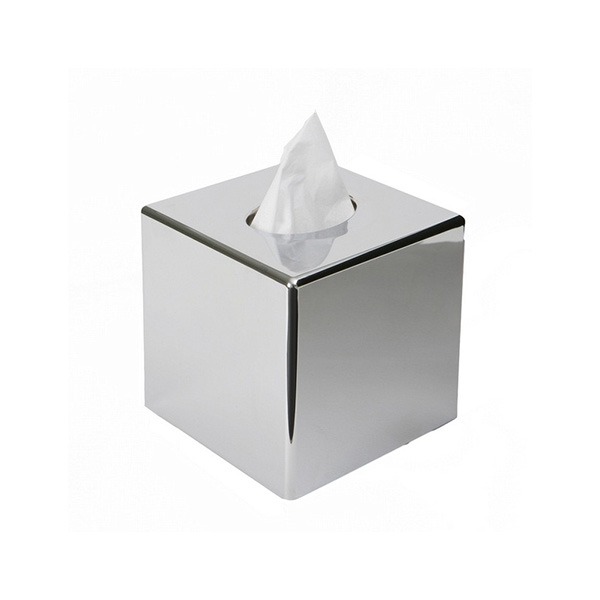 TB Chrome tissue box cover
